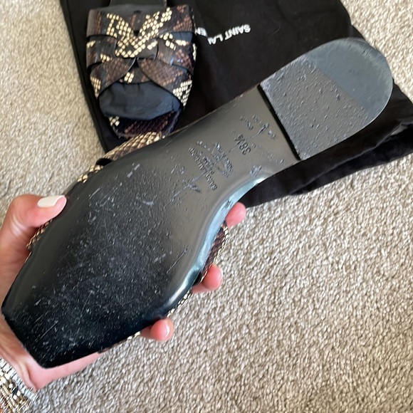 Gorgeous Saint Laurent tribute flat RARE - Picture 4 of 11